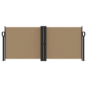 Tenda da Sole Laterale Retrattile Tortora 100x600 cm 4004589