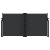 Tendada Sole Laterale Retrattile Nera 120x600 cmcod mxl 115628