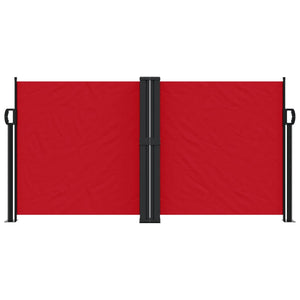 Tenda da Sole Laterale Retrattile Rossa 120x600 cm 4004597