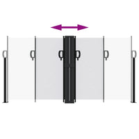 Tenda da Sole Laterale Retrattile Bianco 120x600 cm