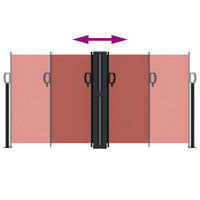 Tenda da Sole Laterale Retrattile Terracotta 120x600 cm 4004603