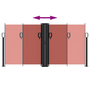Tenda da Sole Laterale Retrattile Terracotta 120x600 cm 4004603