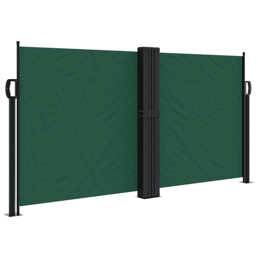 Tenda da Sole Laterale Retrattile Verde Scuro 120x600 cm 4004605