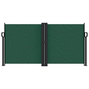 Tenda da Sole Laterale Retrattile Verde Scuro 120x600 cm 4004605
