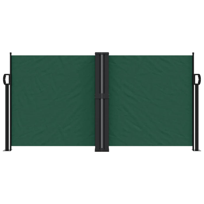 Tenda da Sole Laterale Retrattile Verde Scuro 120x600 cm 4004605