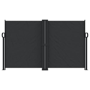 Tenda da Sole Laterale Retrattile Nera 140x600 cm 4004609