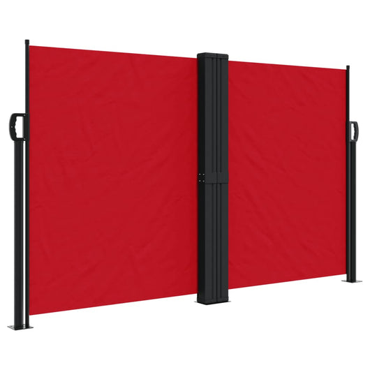 Tenda da Sole Laterale Retrattile Rossa 140x600 cm 4004612