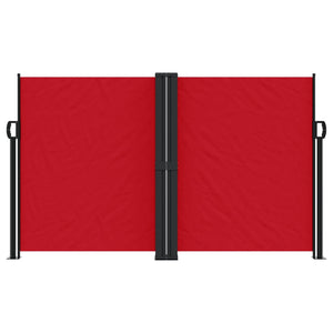 Tenda da Sole Laterale Retrattile Rossa 140x600 cm 4004612