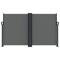 Tenda da Sole Laterale Retrattile Antracite 140x600 cm 4004613