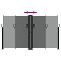 Tenda da Sole Laterale Retrattile Antracite 140x600 cm 4004613