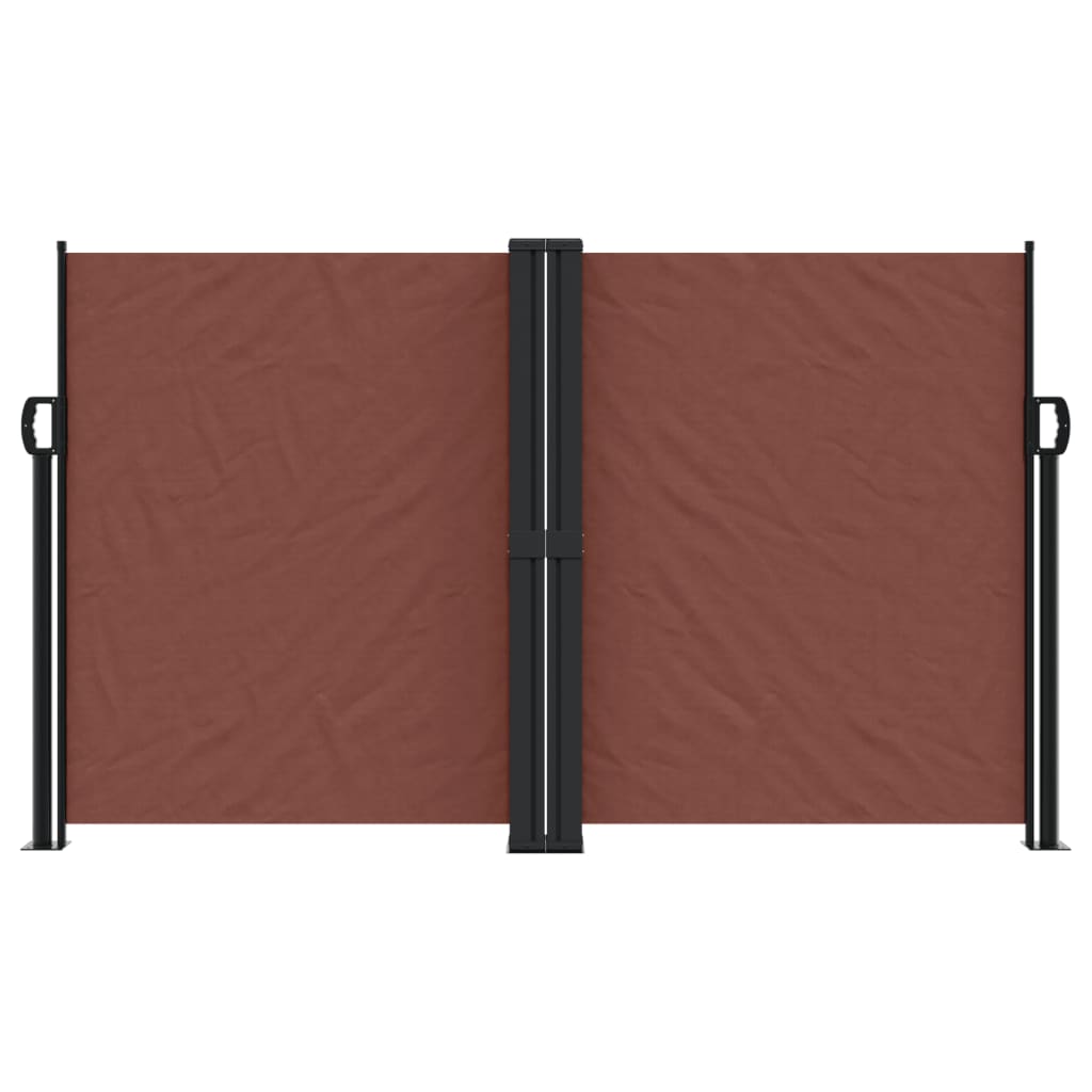 Tenda da Sole Laterale Retrattile Marrone 140x600 cm 4004614