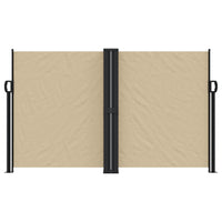 Tenda da Sole Laterale Retrattile Beige 140x600 cm 4004615