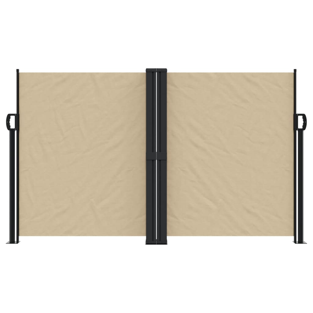 Tenda da Sole Laterale Retrattile Beige 140x600 cm