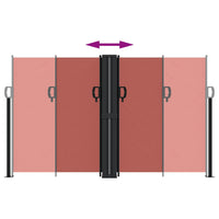 Tenda da Sole Laterale Retrattile Terracotta 140x600 cm 4004618