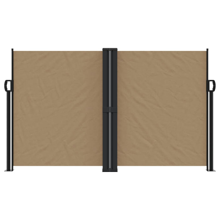 Tenda da Sole Laterale Retrattile Tortora 140x600 cm