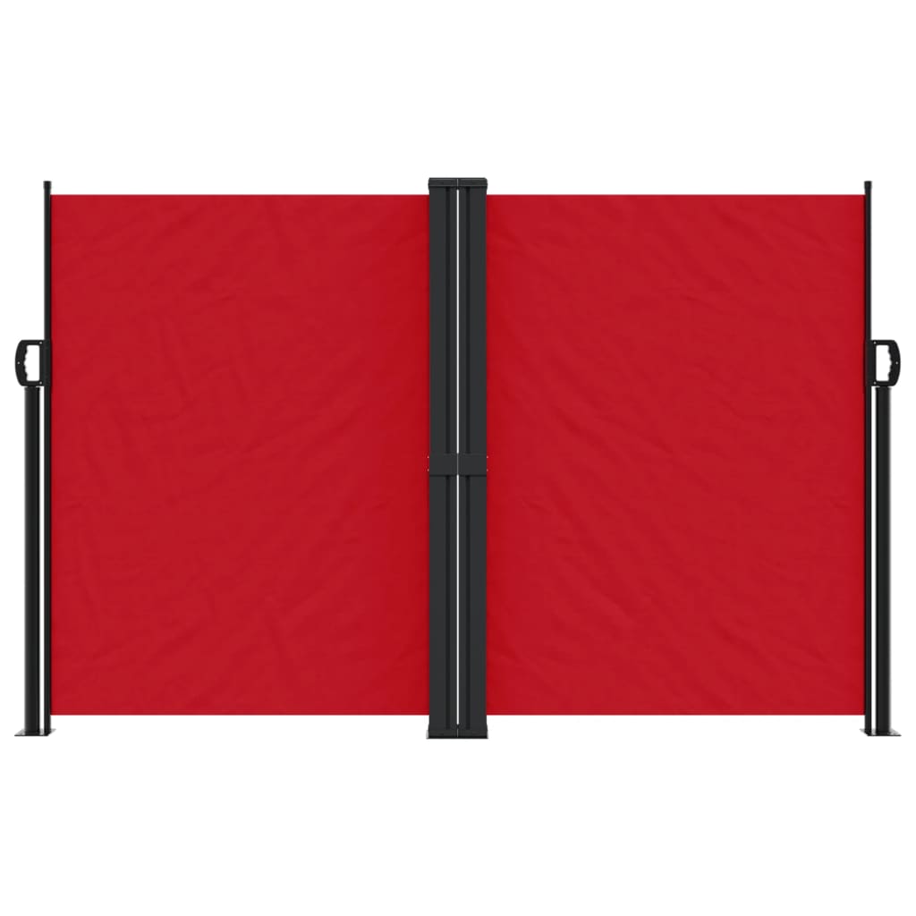 Tenda da Sole Laterale Retrattile Rossa 160x600 cm 4004627