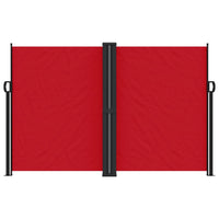 Tenda da Sole Laterale Retrattile Rossa 160x600 cm 4004627