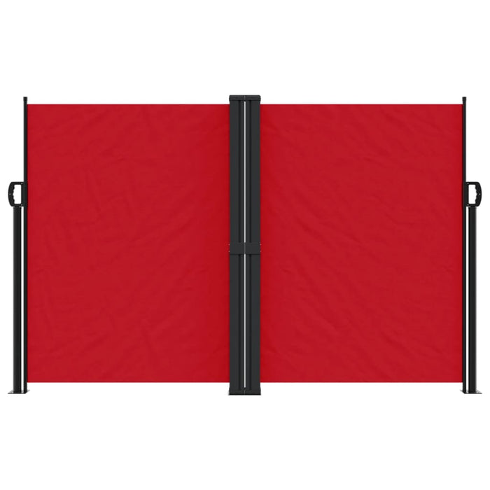 Tenda da Sole Laterale Retrattile Rossa 160x600 cm 4004627