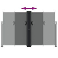 Tenda da Sole Laterale Retrattile Antracite 160x600 cm 4004628