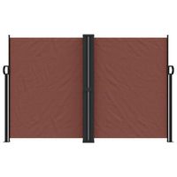 Tenda da Sole Laterale Retrattile Marrone 160x600 cm 4004629