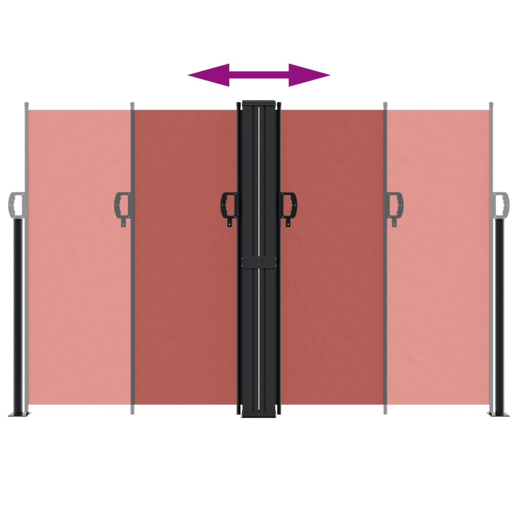 Tenda da Sole Laterale Retrattile Terracotta 160x600 cm 4004633