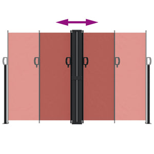 Tenda da Sole Laterale Retrattile Terracotta 160x600 cm 4004633