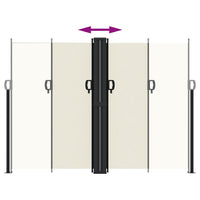 Tenda da Sole Laterale Retrattile Crema 180x600 cm 4004640