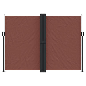 Tenda da Sole Laterale Retrattile Marrone 180x600 cm 4004644