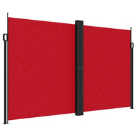 Tenda da Sole Laterale Retrattile Rossa 200x600 cm 4004657