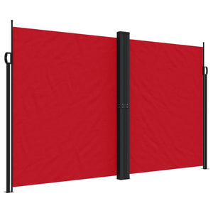 Tenda da Sole Laterale Retrattile Rossa 200x600 cm 4004657