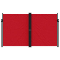 Tenda da Sole Laterale Retrattile Rossa 200x600 cm