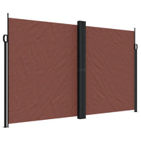 Tenda da Sole Laterale Retrattile Marrone 200x600 cm 4004659