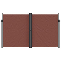 Tenda da Sole Laterale Retrattile Marrone 200x600 cm 4004659