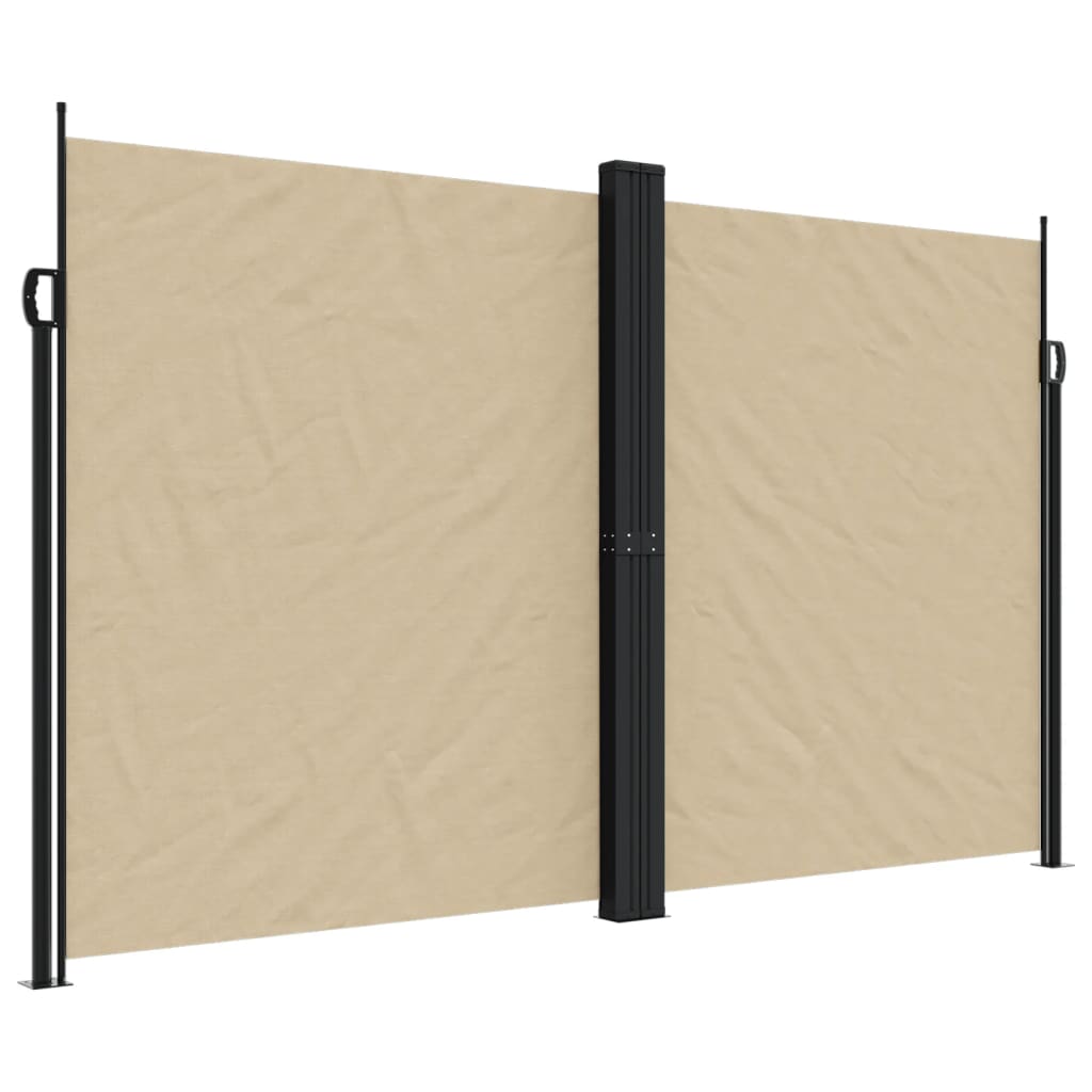 Tenda da Sole Laterale Retrattile Beige 200x600 cm 4004660