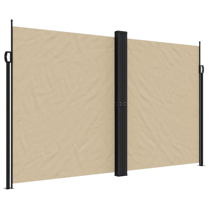 Tenda da Sole Laterale Retrattile Beige 200x600 cm 4004660