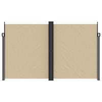 Tenda da Sole Laterale Retrattile Beige 200x600 cm 4004660