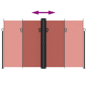 Tenda da Sole Laterale Retrattile Terracotta 200x600 cm 4004663