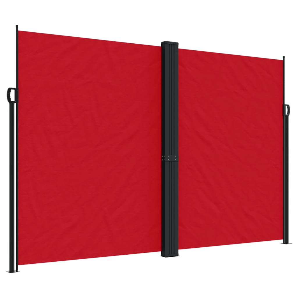Tenda da Sole Laterale Retrattile Rossa 220x600 cm 4004672
