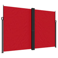 Tenda da Sole Laterale Retrattile Rossa 220x600 cm 4004672