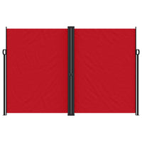 Tenda da Sole Laterale Retrattile Rossa 220x600 cm 4004672