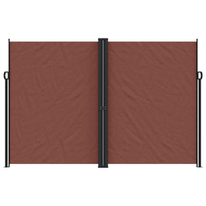 Tenda da Sole Laterale Retrattile Marrone 220x600 cm 4004674