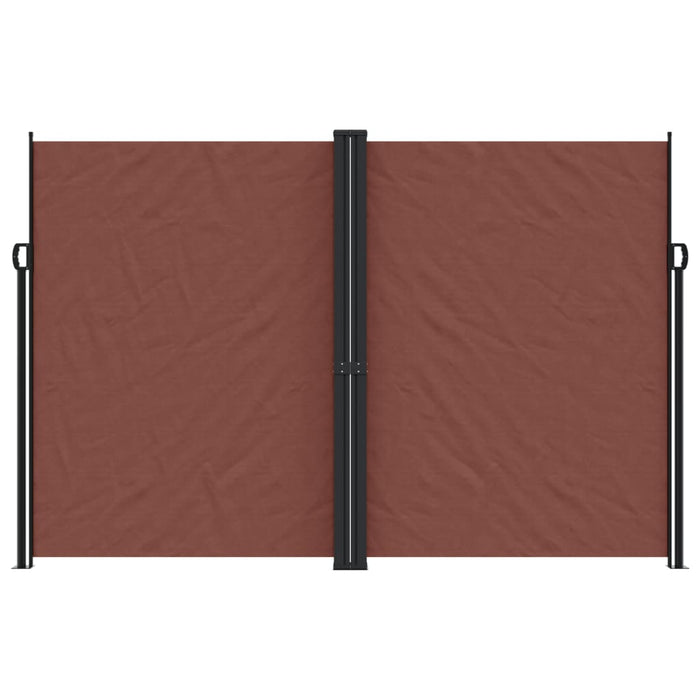 Tenda da Sole Laterale Retrattile Marrone 220x600 cm 4004674