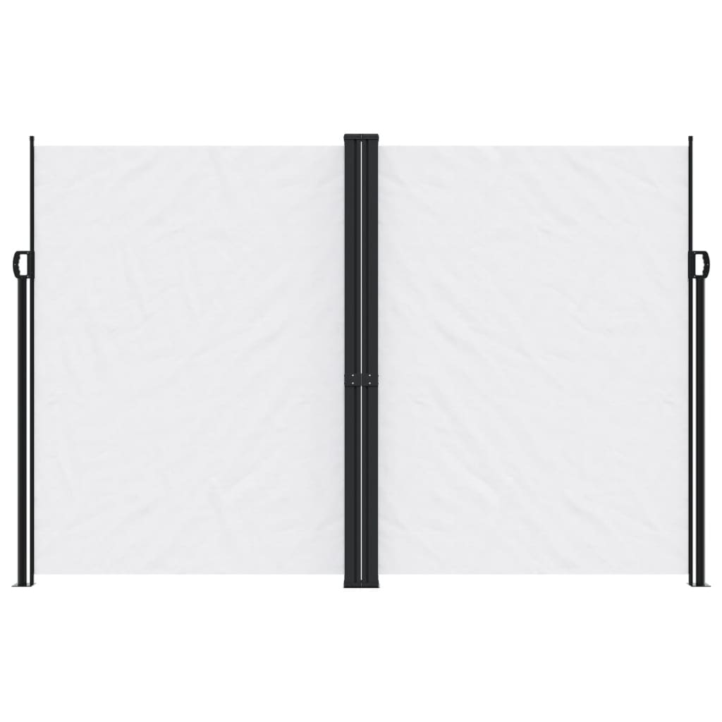 Tenda da Sole Laterale Retrattile Bianco 220x600 cm 4004676