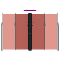 Tenda da Sole Laterale Retrattile Terracotta 220x600 cm 4004678