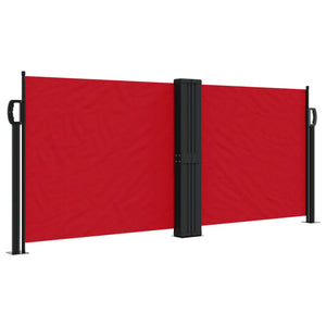 Tenda da Sole Laterale Retrattile Rossa 100x1000 cm 4004687