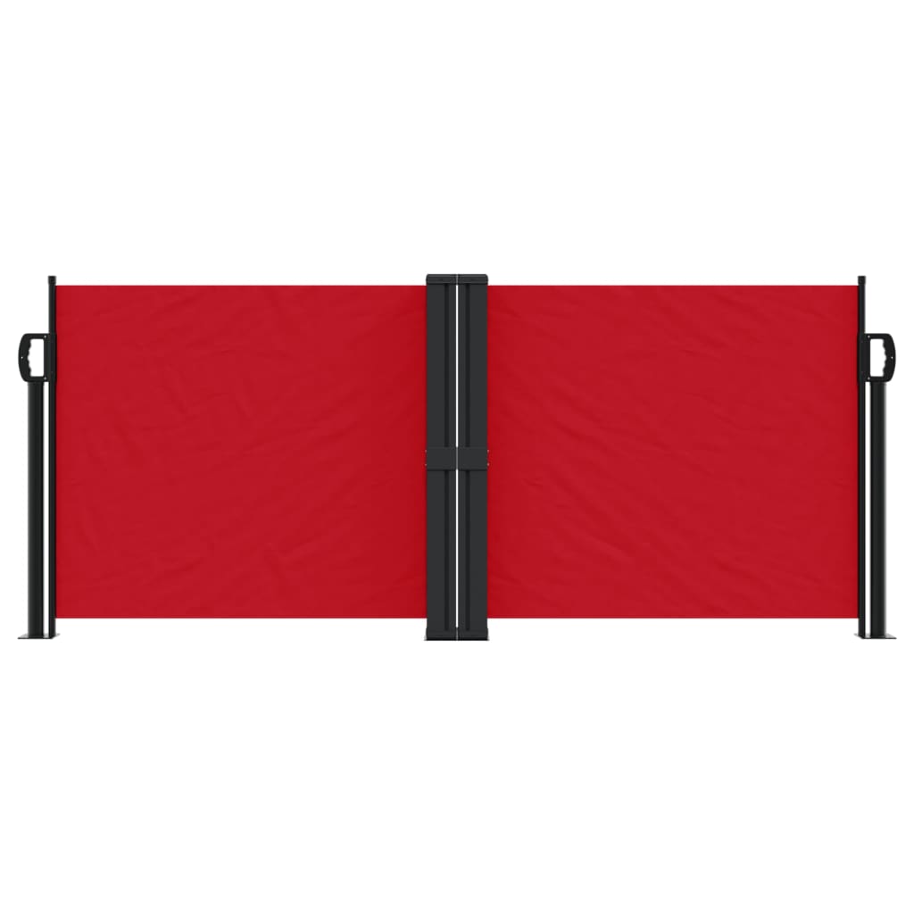Tenda da Sole Laterale Retrattile Rossa 100x1000 cm 4004687