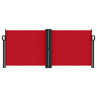 Tenda da Sole Laterale Retrattile Rossa 100x1000 cm 4004687