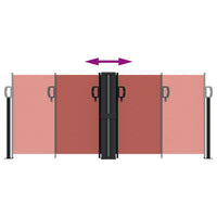 Tenda da Sole Laterale Retrattile Terracotta 100x1000 cm 4004693