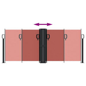 Tenda da Sole Laterale Retrattile Terracotta 100x1000 cm 4004693