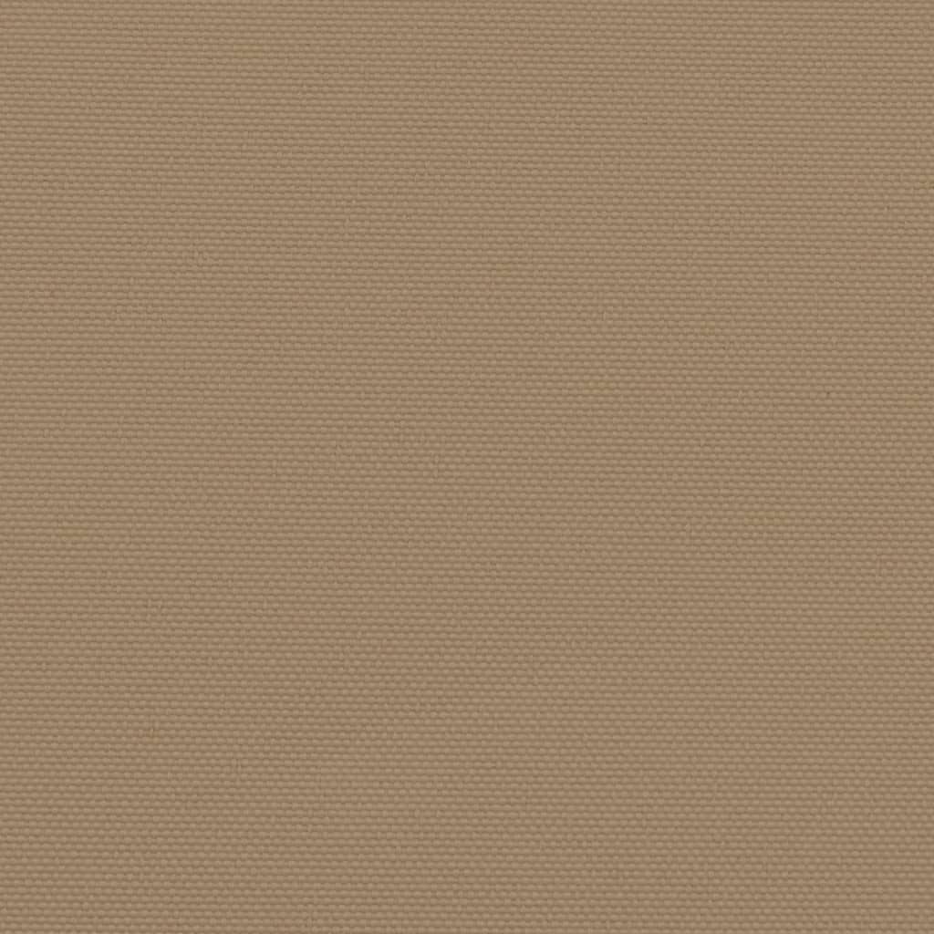 Tenda da Sole Laterale Retrattile Tortora 100x1000 cm 4004694